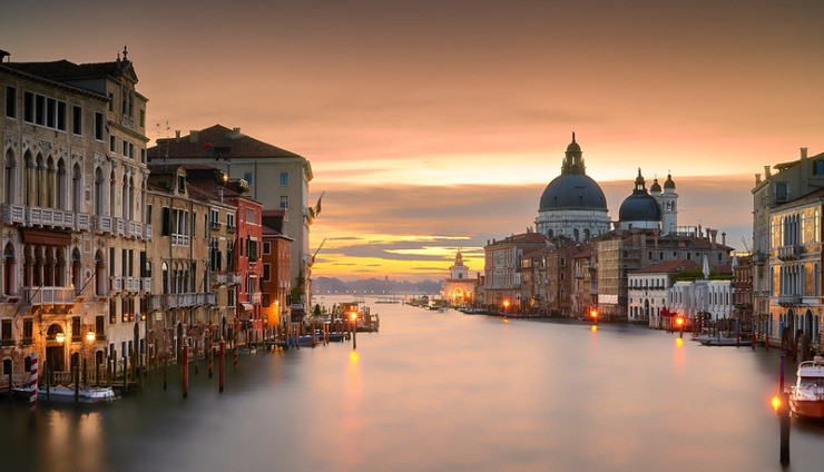Venice at sunrise endings