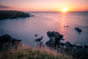 sunset at Stonehaven Emily Bronte