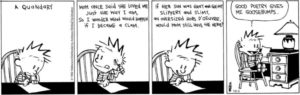 Calvin & Hobbes quandary poem