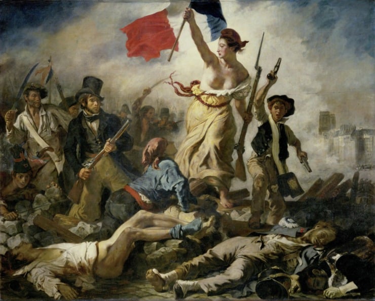 Liberty Leading the People by Eugène Delacroix, 1830.