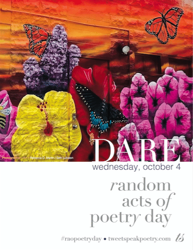 Random Acts of Poetry Day 2023 Poster