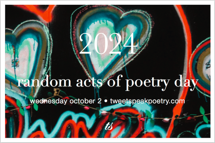 Random Acts of Poetry Day 2024 Cards Cover