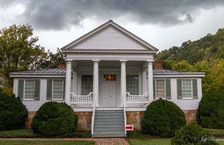 Craik house house front storm