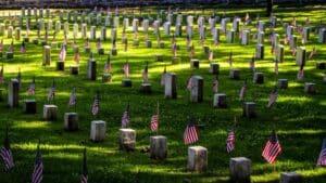 Union graves at Shiloh